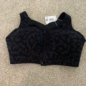 Nwt lululemon size 36e enlite front zip sports bra